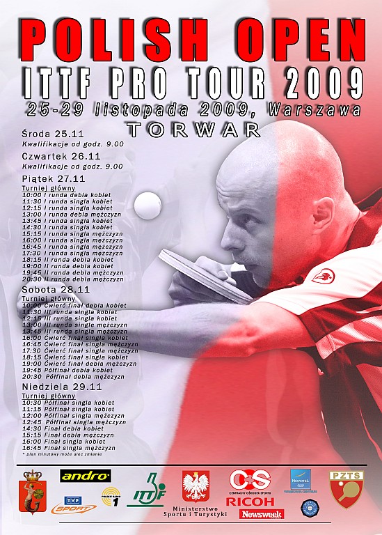 Plakat Polish Open 2009